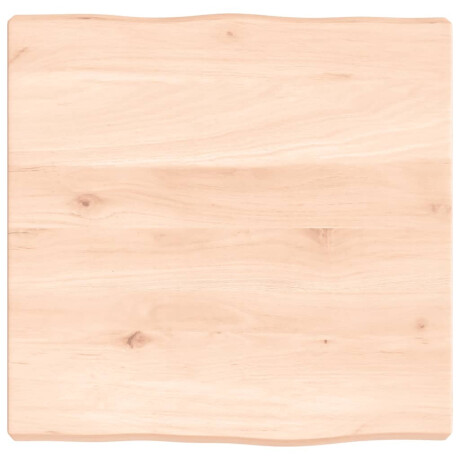 vidaXL Tafelblad natuurlijke rand 40x40x(2-4) cm massief eikenhout afbeelding2 - 1
