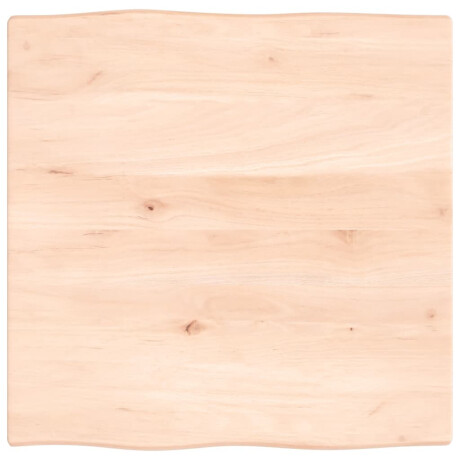 vidaXL Tafelblad natuurlijke rand 60x60x2 cm massief eikenhout afbeelding2 - 1