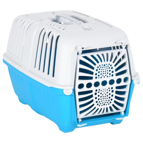 vidaXL Reismand 48x31,5x33 cm polypropeen wit en blauw afbeelding2 - 1