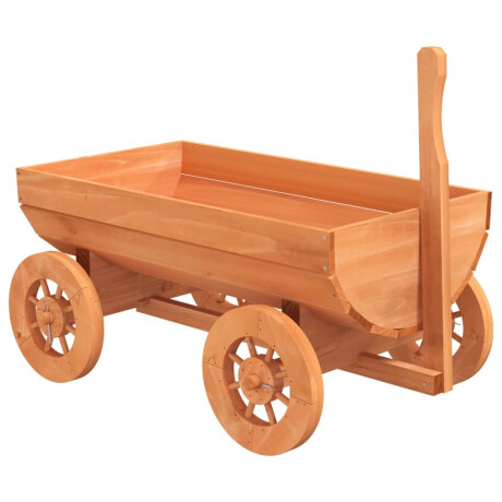 vidaXL Wagen decoratief 70x43x54 cm massief vurenhout afbeelding2 - 1