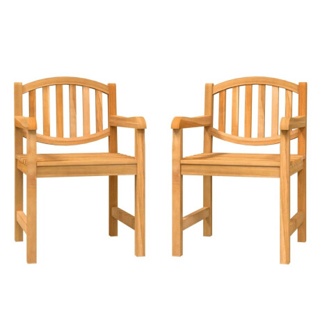 vidaXL Tuinstoelen 2 st 58x59x88 cm massief teakhout afbeelding2 - 1