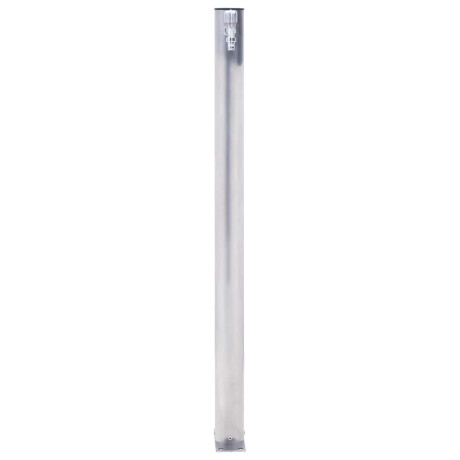 vidaXL Waterzuil 100 cm roestvrij staal rond afbeelding2 - 1