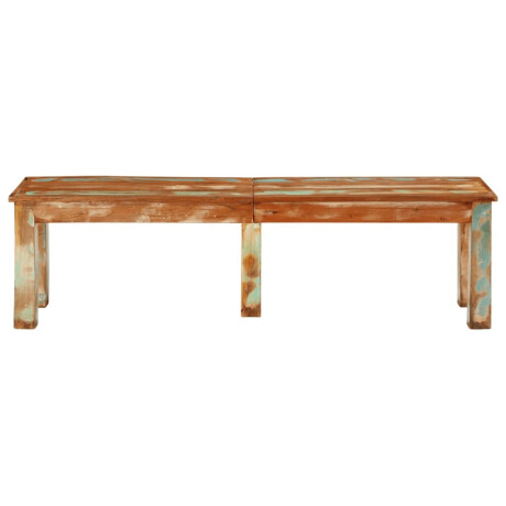 vidaXL Bank 160x35x46 cm Massief gerecycled hout afbeelding2 - 1
