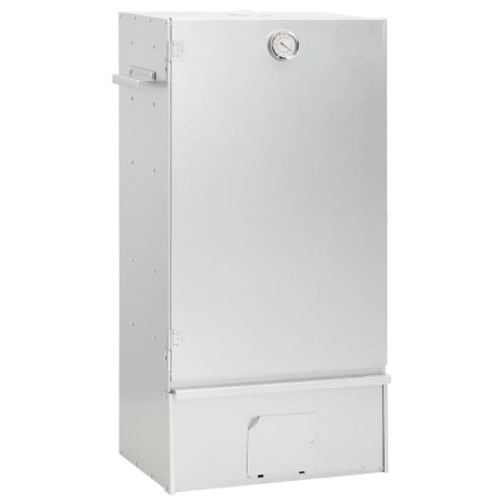 vidaXL BBQ-rookoven met tafel gegalvaniseerd staal afbeelding2 - 1