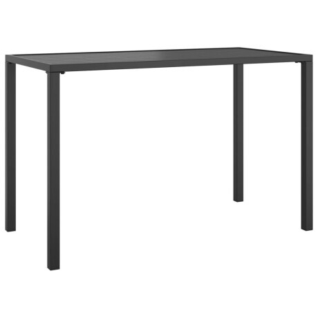 vidaXL Tuintafel 110x54x70 cm staal antracietkleurig afbeelding2 - 1