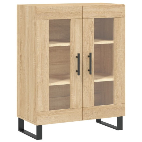 vidaXL Dressoir 69,5x34x90 cm bewerkt hout sonoma eikenkleurig afbeelding2 - 1