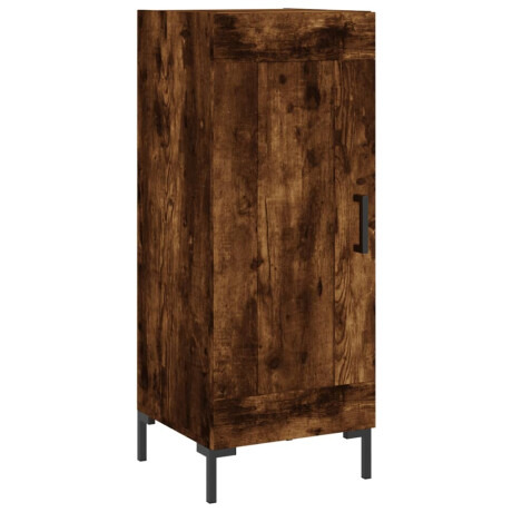 vidaXL Dressoir 34,5x34x90 cm bewerkt hout gerookt eiken afbeelding2 - 1