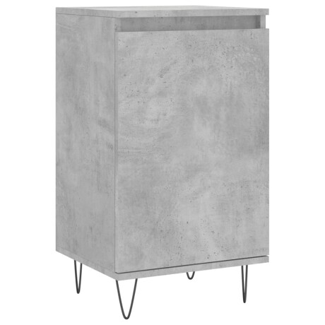 vidaXL Dressoir 40x35x70 cm bewerkt hout betongrijs afbeelding2 - 1
