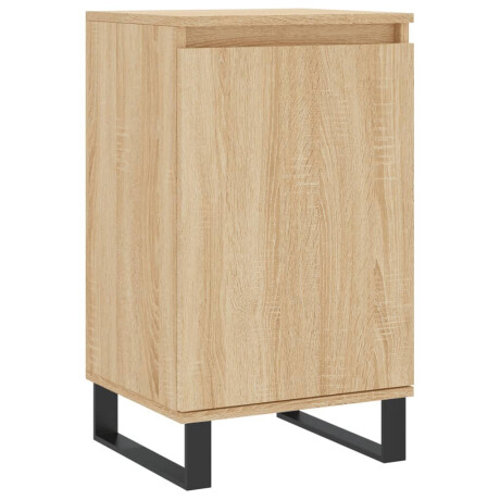 vidaXL Dressoir 40x35x70 cm bewerkt hout sonoma eikenkleurig afbeelding2 - 1