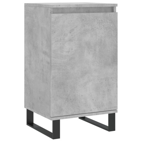vidaXL Dressoir 40x35x70 cm bewerkt hout betongrijs afbeelding2 - 1