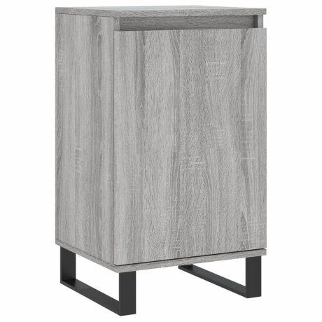 vidaXL Dressoir 40x35x70 cm bewerkt hout grijs sonoma afbeelding2 - 1