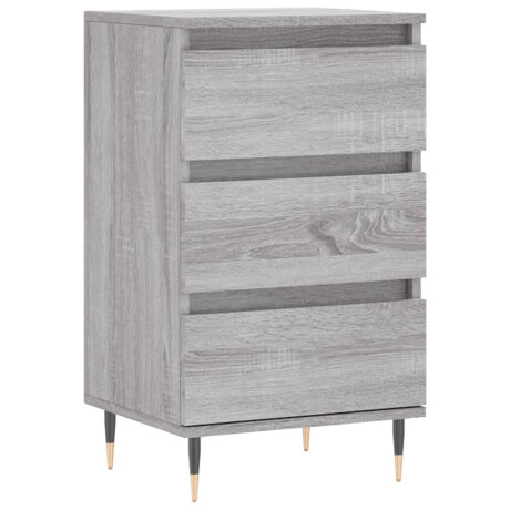 vidaXL Dressoir 40x35x70 cm bewerkt hout grijs sonoma afbeelding2 - 1
