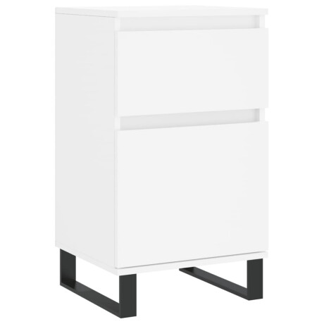 vidaXL Dressoir 40x35x70 cm bewerkt hout wit afbeelding2 - 1