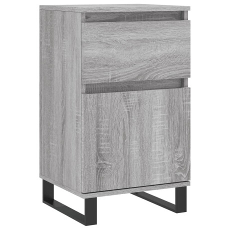vidaXL Dressoir 40x35x70 cm bewerkt hout grijs sonoma afbeelding2 - 1