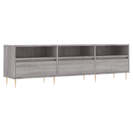 vidaXL Tv-meubel 150x30x44,5 cm bewerkt hout grijs sonoma eikenkleurig afbeelding2 - 1