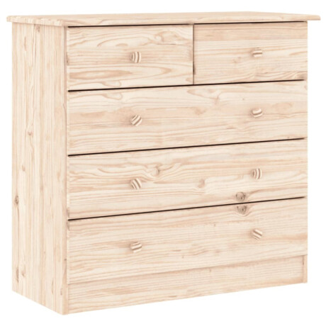 vidaXL Ladekast ALTA 77x35x73 cm massief grenenhout afbeelding2 - 1