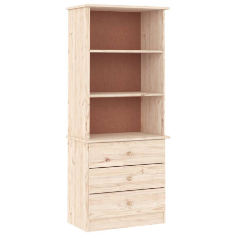 vidaXL Boekenkast met lades ALTA 60x35x142 cm massief grenenhout afbeelding2 - 1