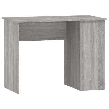 vidaXL Bureau 100x55x75 cm bewerkt hout grijs sonoma eikenkleurig afbeelding2 - 1