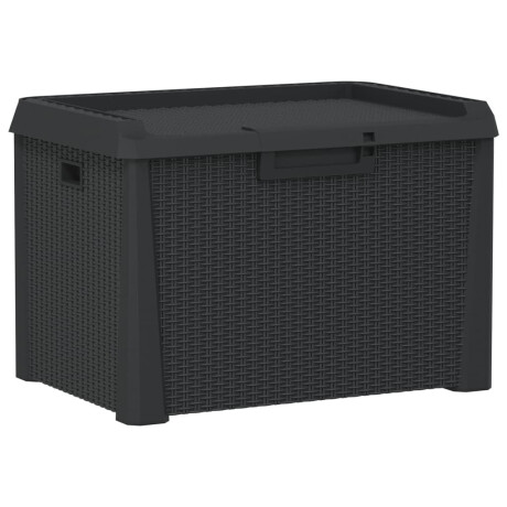 vidaXL Tuinbox 125 L polypropeen antracietkleurig afbeelding2 - 1