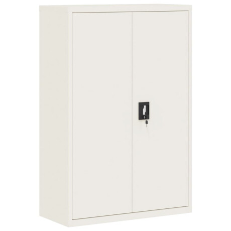 vidaXL Archiefkast 90x40x140 cm staal wit afbeelding2 - 1
