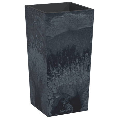 vidaXL Plantenbak uitneembare bak beton-look 11/26,5 L PP antraciet afbeelding2 - 1