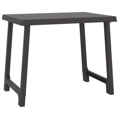 vidaXL Campingtafel hout-look 79x56x64 cm PP antracietkleurig afbeelding2 - 1