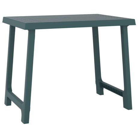 vidaXL Campingtafel hout-look 79x56x64 cm PP groen afbeelding2 - 1