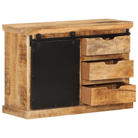 vidaXL Dressoir 80x30x55 cm massief ruw mangohout afbeelding2 - 1