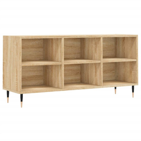vidaXL Tv-meubel 103,5x30x50 cm bewerkt hout sonoma eikenkleurig afbeelding2 - 1