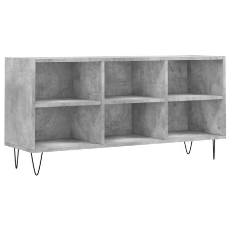 vidaXL Tv-meubel 103,5x30x50 cm bewerkt hout betongrijs afbeelding2 - 1
