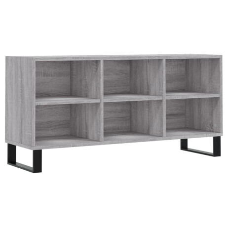 vidaXL Tv-meubel 103,5x30x50 cm bewerkt hout grijs sonoma eikenkleurig afbeelding2 - 1