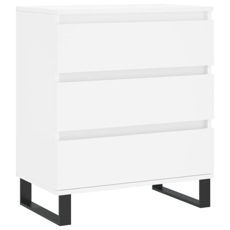 vidaXL Dressoir 60x35x70 cm bewerkt hout wit afbeelding2 - 1