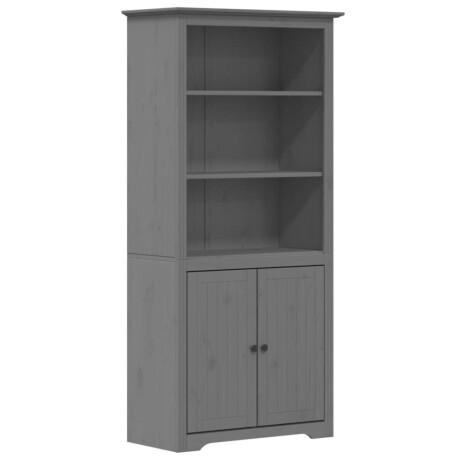 vidaXL Boekenkast BODO 82x40x173 cm massief grenenhout grijs afbeelding2 - 1