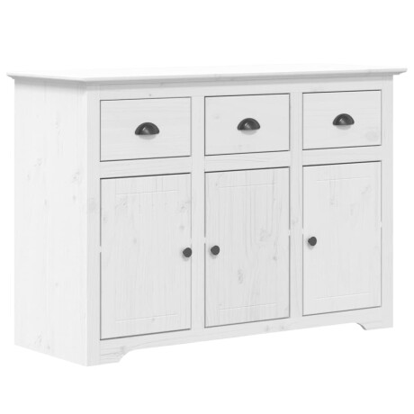 vidaXL Dressoir BODO 115,5x44x80 cm massief grenenhout wit afbeelding2 - 1