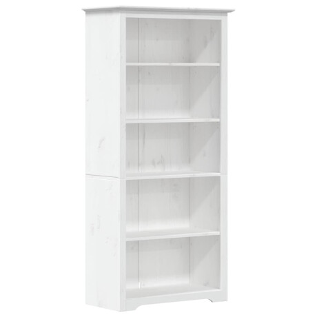 vidaXL Boekenkast 5-laags BODO 82x40x173 cm massief grenenhout wit afbeelding2 - 1