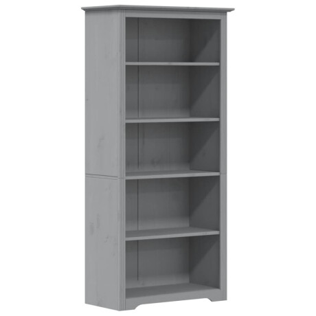 vidaXL Boekenkast 5-laags BODO 82x40x173 cm massief grenenhout grijs afbeelding2 - 1