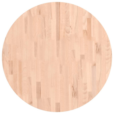 vidaXL Tafelblad rond Ø80x4 cm massief beukenhout afbeelding2 - 1