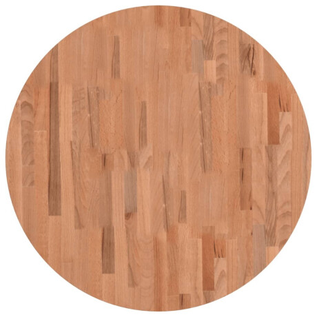 vidaXL Tafelblad rond Ø80x1,5 cm massief beukenhout afbeelding2 - 1