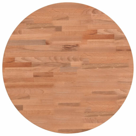 vidaXL Tafelblad rond Ø50x2,5 cm massief beukenhout afbeelding2 - 1