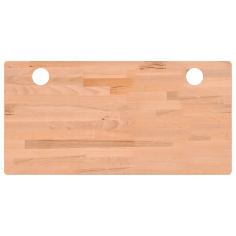 vidaXL Bureaublad 100x50x1,5 cm massief beukenhout afbeelding2 - 1