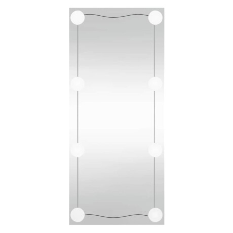 vidaXL Wandspiegel met LED's rechthoekig 40x80 cm glas afbeelding2 - 1