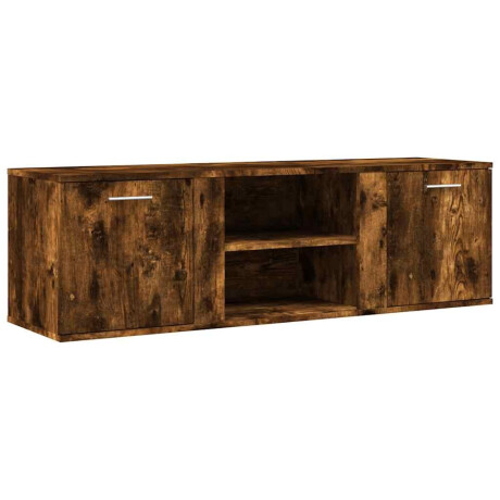 vidaXL Tv-meubel 120x34x37 cm bewerkt hout gerookt eikenkleurig afbeelding2 - 1
