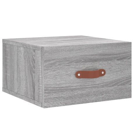 vidaXL Nachtkastje wandgemonteerd 35x35x20 cm grijs sonoma eikenkleur afbeelding2 - 1