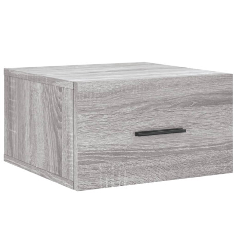 vidaXL Nachtkastje wandgemonteerd 35x35x20 cm grijs sonoma eikenkleur afbeelding2 - 1