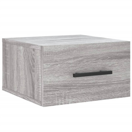 vidaXL Nachtkastje wandgemonteerd 35x35x20 cm grijs sonoma eikenkleur afbeelding2 - 1