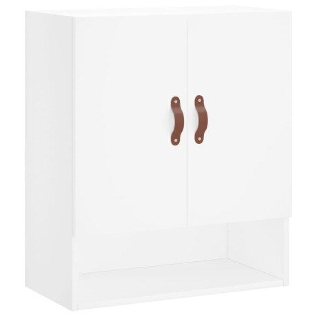 vidaXL Wandkast 60x31x70 cm bewerkt hout wit afbeelding2 - 1