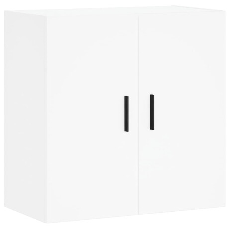 vidaXL Wandkast 60x31x60 cm bewerkt hout wit afbeelding2 - 1