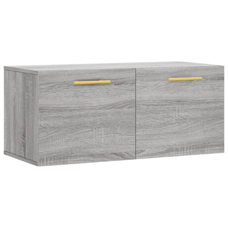 vidaXL Wandkast 80x36,5x35 cm bewerkt hout grijs sonoma eikenkleurig afbeelding2 - 1