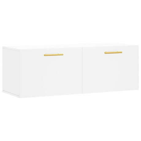 vidaXL Wandkast 100x36,5x35 cm bewerkt hout wit afbeelding2 - 1