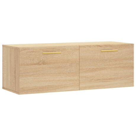 vidaXL Wandkast 100x36,5x35 cm bewerkt hout sonoma eikenkleurig afbeelding2 - 1